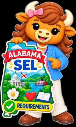 Illustration representing Alabama SEL requirements for elementary schools