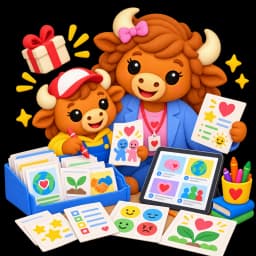 Buffalo family with character education resources
