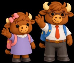 Students at different grade levels