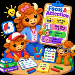 Focus and attention strategies for K-5 students