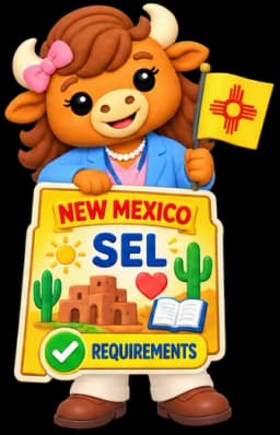 Illustration representing New Mexico SEL requirements for elementary schools