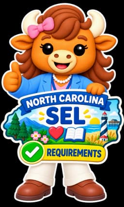 Illustration representing North Carolina SEL requirements for elementary schools