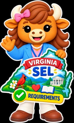 Illustration representing Virginia SEL requirements for elementary schools