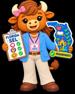 Illustration representing Florida SEL requirements for elementary schools