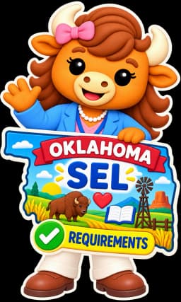 Illustration representing Oklahoma SEL requirements for elementary schools