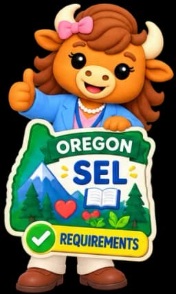 Illustration representing Oregon SEL requirements for elementary schools
