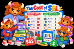 Buffalo teacher reviewing SEL curriculum pricing